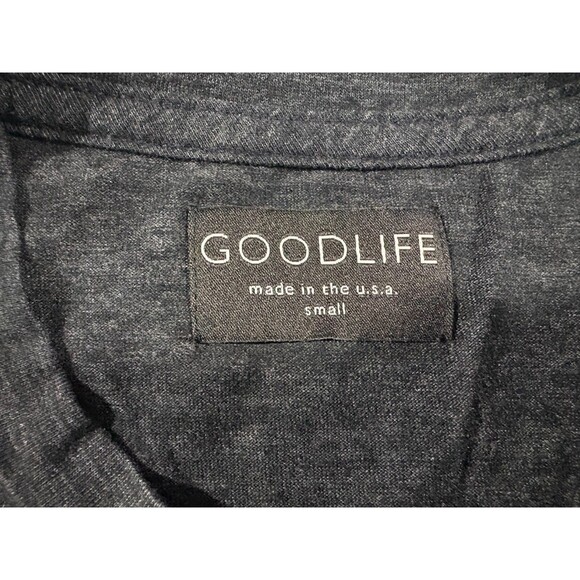 Goodlife T-Shirt Men's Grey  Logo Crew Active Streetwear Short Sleeve Sz S USA - Picture 5 of 7